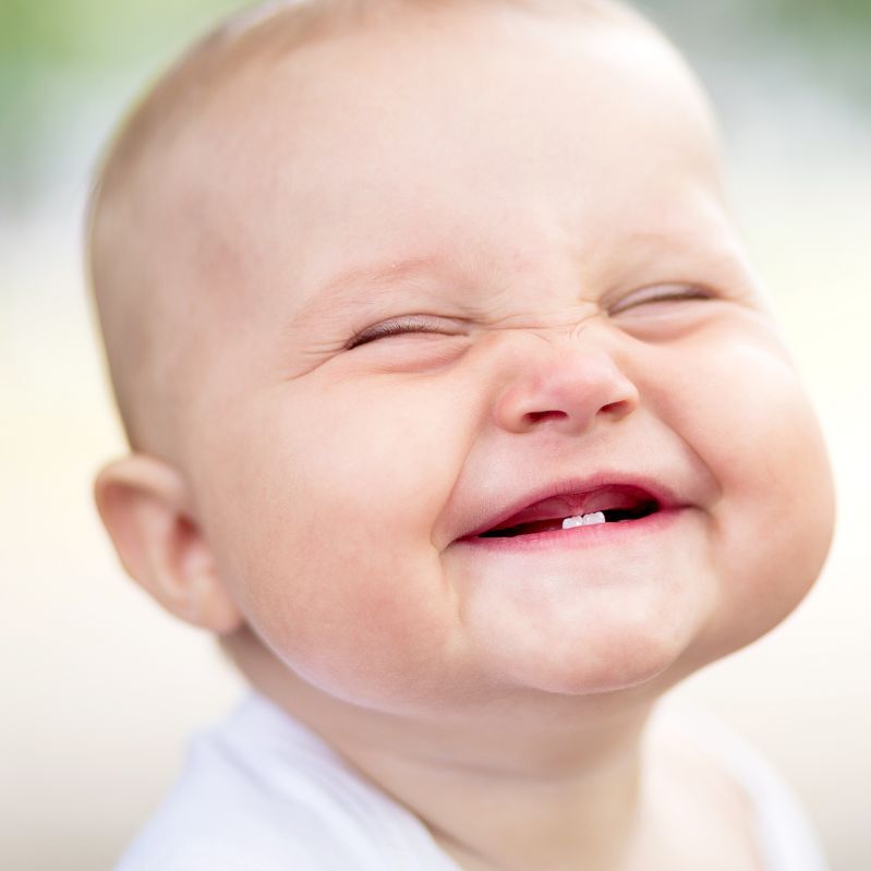 Gesunde Zähne schon im Babyalter.